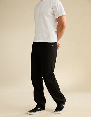 AE Relaxed Straight Jean - Black
