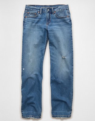 AE Low-Rise Classic Straight Jean - Medium Wash