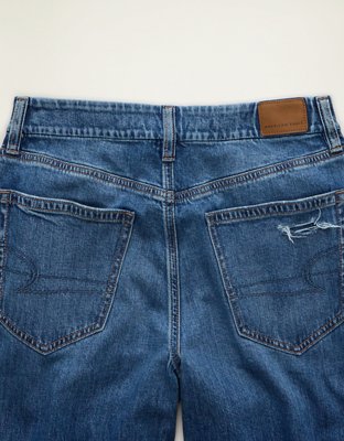AE Curvy Super High-Waisted Baggy Wide-Leg Jean - Classic Medium