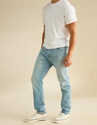 AE Athletic Fit Jean - Light Bright Indigo
