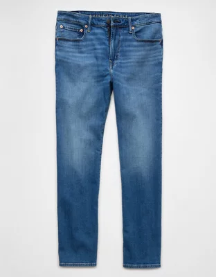 AE Relaxed Straight Jean - Medium Indigo