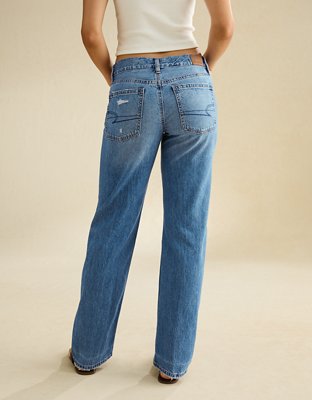 AE Low-Rise Classic Straight Jean - Medium Wash