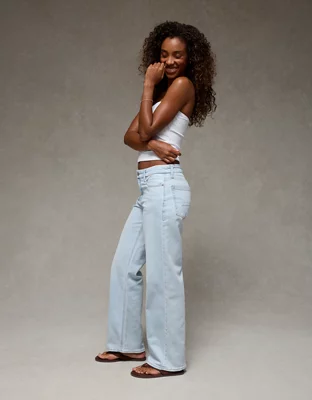 AE Curvy High-Waisted Stovepipe Jean - Cool Classic
