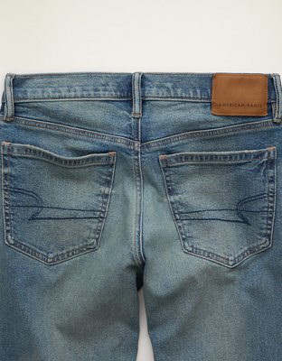 AE Low-Rise Baggy Straight Jean - Tinted Medium