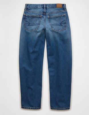 AE Low-Rise Baggy Barrel Jean - Medium Wash