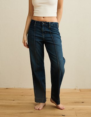 AE Curvy High-Waisted Stovepipe Jean - Dark Wash
