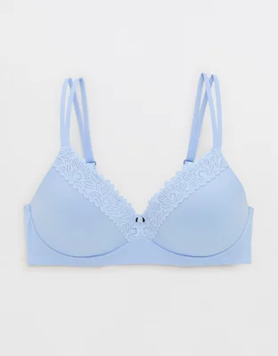 Sunnie Wireless Push Up Bra - Cloudy Blue