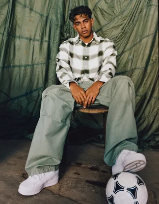 AE x Lamine Yamal Cargo Pant - Olive Moss