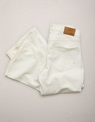 AE77 Premium Vintage Flare Jean - White