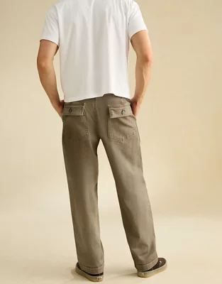 AE Flex Loose Fit Lived-In Utility Pant - Shell Gray