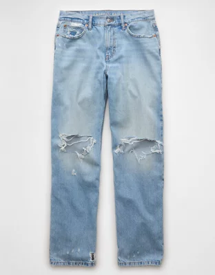 AE Low-Rise Baggy Straight Jean - Light Vintage