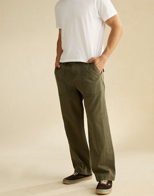 AE Flex Loose Fit Lived-In Utility Pant - Olive Moss