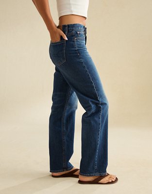 AE Low-Rise Classic Straight Jean - Dark Wash