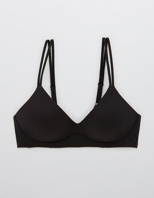 Sunnie Wireless Push Up Bra - True Black