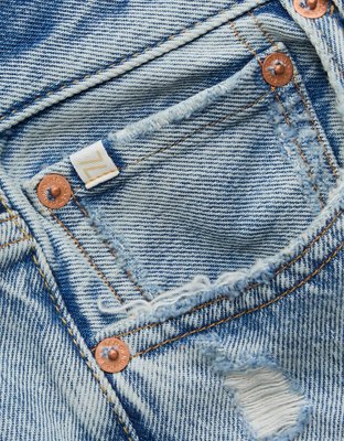 AE77 Premium Straight Ankle Jean - Light Blue