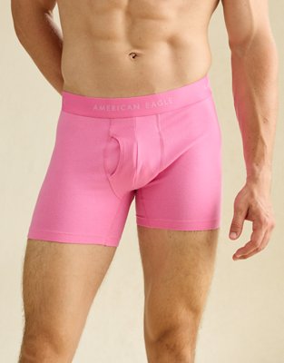 AEO Men's 4.5" Classic Boxer Brief - Pink Burst