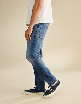 AE Slim Straight Jean - Medium Vintage Wash