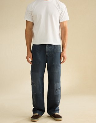 AE Flex Loose Fit Lived-In Utility Pant - Navy
