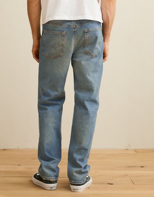 AE Relaxed Straight Jean - Medium Indigo Wash