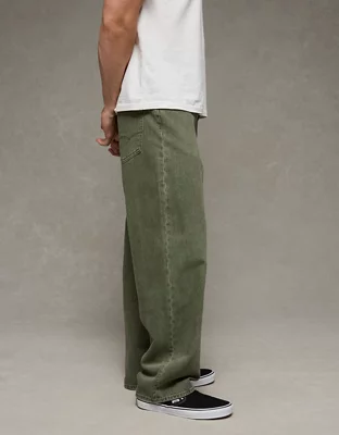 AE Loose Jean - Olive Moss