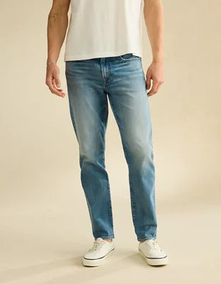 AE Athletic Straight Jean - Medium Indigo Wash