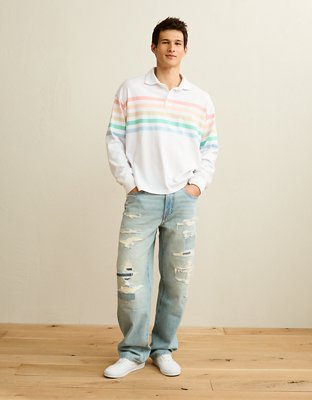 AE Pride Loose Jean - Light Wash