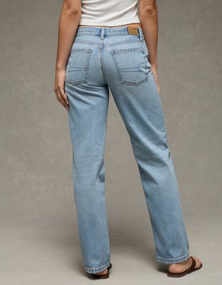 AE Low-Rise Classic Straight Jean - Light Wash