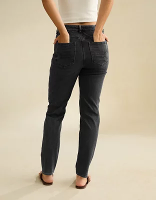 AE Mom Jean - Black Magic
