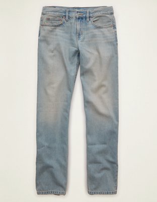 AE Low-Rise Classic Straight Jean - Light Tinted Wash