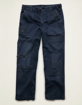 AE Flex Loose Fit Lived-In Utility Pant - Navy
