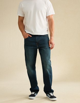 AE Relaxed Straight Jean - Simply Dark