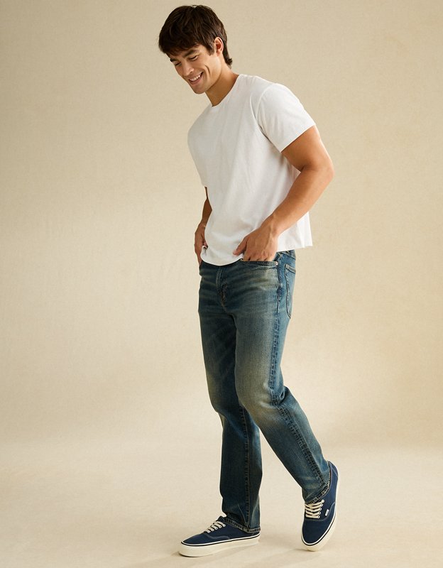 AE Athletic Straight Jean - Dark Vintage