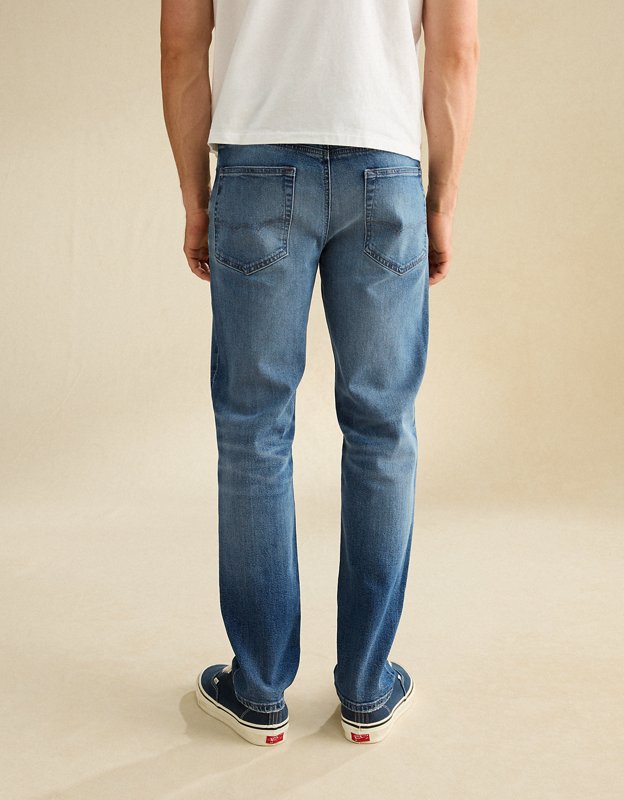 AE Slim Straight Jean - Medium Vintage Wash