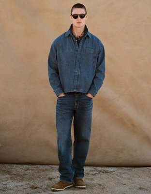 AE Loose Jean - Dark Indigo Wash