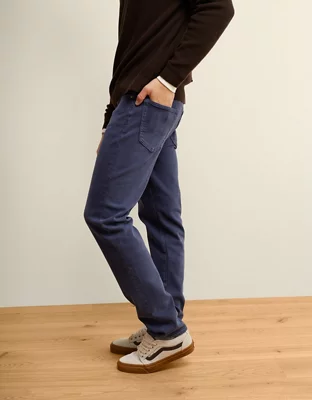 AE Slim Straight Jean - Deep Sea Blue