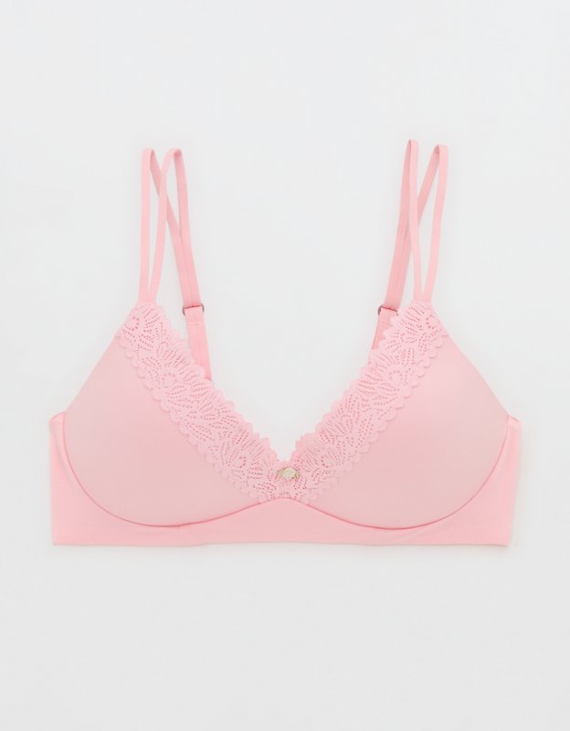 Sunnie Wireless Push Up Bra - Club Pink