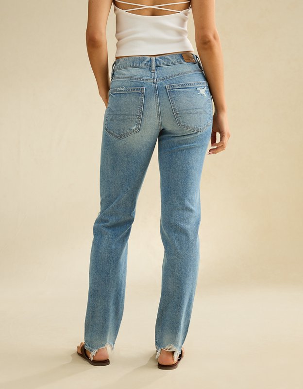 AE High-Waisted Straight Jean - Medium Vintage