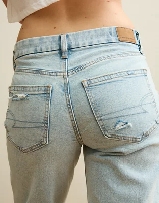 AE Curvy High-Waisted Stovepipe Jean - Skylight