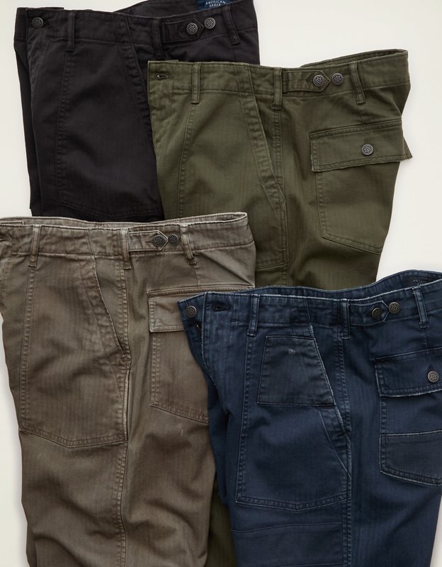 AE Flex Loose Fit Lived-In Utility Pant - Navy