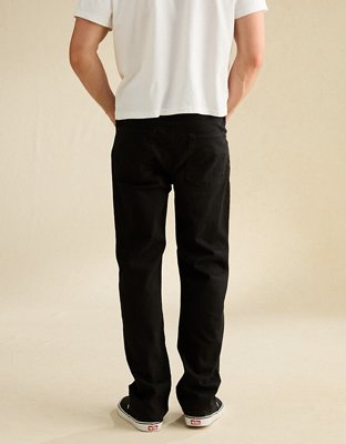 AE Relaxed Straight Jean - Black