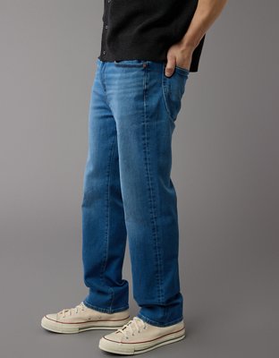 AE Relaxed Straight Jean - Medium Indigo