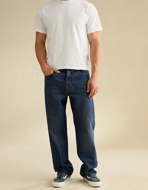 AE Loose Jean - Dark Indigo Wash