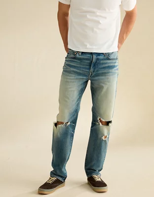 AE Slim Straight Jean - Medium Tinted Indigo