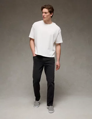 AE Athletic Straight Jean - Black Charcoal