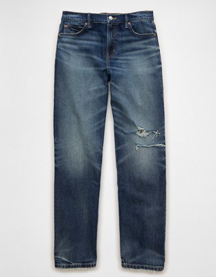 AE Low-Rise Baggy Straight Jean - Medium Tinted Indigo