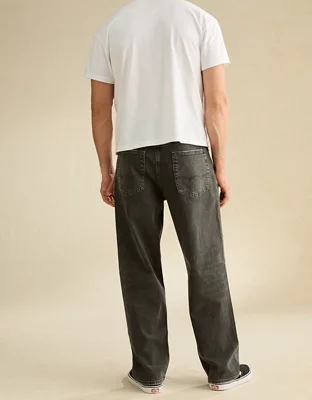 AE Loose Jean - Washed Black