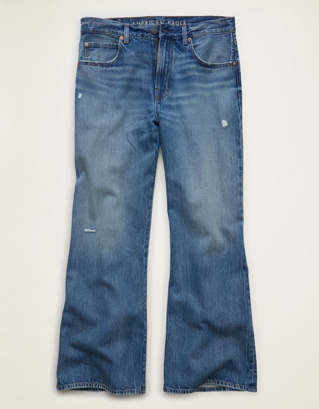 AE Baggy Bootcut Jean - Light Wash