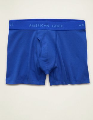 AEO Men's 4.5" Classic Boxer Brief - Cobalt Blue