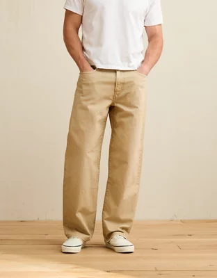 AE Loose Jean - Light Khaki