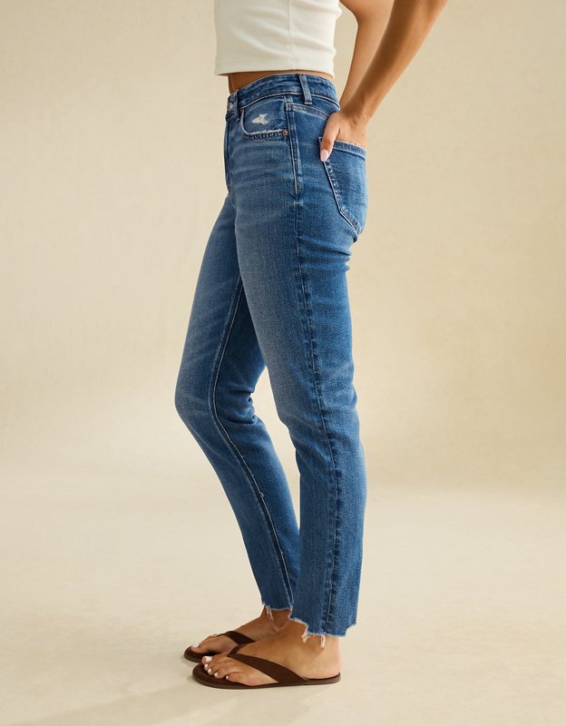 AE Mom Jean - Deep Sea Blue